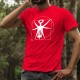 Men's cotton T-Shirt - The Vitruvian corkscrew