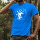 Men's cotton T-Shirt - The Vitruvian corkscrew