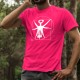 Men's cotton T-Shirt - The Vitruvian corkscrew