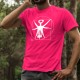 Uomo Moda cotone T-Shirt - Il cavatappi vitruviano