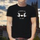 Men's cotton T-Shirt - In Dzodzetland we Trust - variation of the American motto "In God we trust" and Fribourg cows