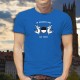 Men's cotton T-Shirt - In Dzodzetland we Trust - variation of the American motto "In God we trust" and Fribourg cows