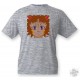 Kids T-shirt - Koko le Tigre, Ash heater