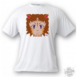 Kinder manga T-shirt - Koko le Tigre, White