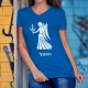 T-shirt in cotone da donna con il segno zodiacale della  (Virgo) ♍ per le persone nate tra il 23 agosto e il 22 settembre