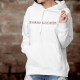 Sweat bianco a cappuccio - Capricieuse