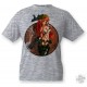 Men's or Women's Manga T-Shirt - Sexy Military Girl - Trigger, Ash Heater 