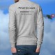 Pull-over humoristique mode homme - Réveil en cours