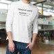 Men's Funny Sweatshirt - Réveil en cours