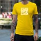 Men's cotton T-Shirt - Célibataire - QR-Code