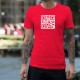 T-shirt coton mode homme - Célibataire - Un QR-Code pour tous les célibataires en quête de l'âme soeur