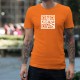 Baumwolle T-Shirt - Célibataire - QR-Code