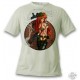 Men's or Women's Manga T-Shirt - Sexy Military Girl - Trigger, November White 