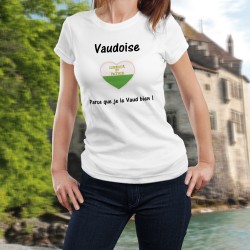 Women's slinky T-Shirt - Parce que je le Vaud bien