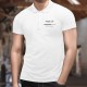 Herren Funny Polo - Papa 2.0, White