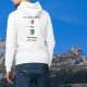 Sweat bianco a cappuccio - Etre Bédjuis, c'est mieux