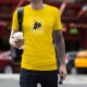 Uomo cotone T-Shirt - Vespa un jour, Vespa toujours