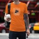 Uomo cotone T-Shirt - Vespa un jour, Vespa toujours