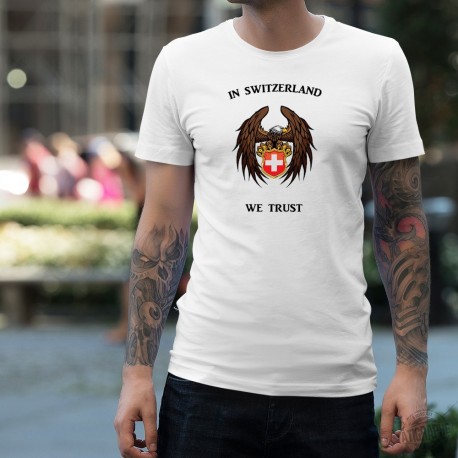Herren T-Shirt - In Switzerland We Trust - Adler
