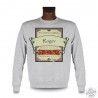 Sweatshirt "étiquette de Whisky" personnalisable, Ash Heater