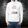 Pull-over à capuche - Papa Bricoleur - humour mode homme