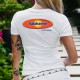Valaisanne, c'est de la dynamite ! ✪ T-Shirt dame inspiré du Logo d'une marque de pâte à tartiner à base de malt et de chocolat