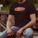 T-shirt coton homme - Fribourgeois, bien mieux. Et plus longtemps ! - logo d'une célèbre marque de pâte à tartiner au chocolat