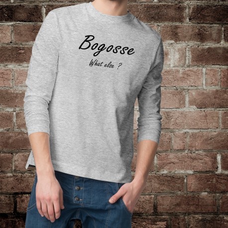 Pull-over humoristique mode homme - Bogosse, What else ?