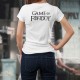 T-shirt mode dame - Game of Fondue - avec l'écriture du Trône de Fer