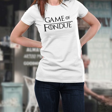 Donna moda T-shirt - Game of Fondue