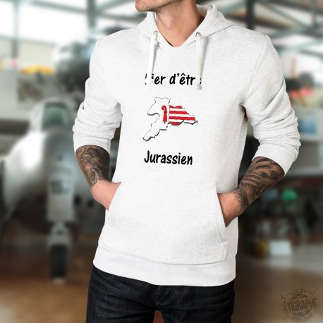 Hooded Funny Sweat - Fier d'être Jurassien