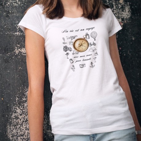 Women's T-Shirt - Mon coeur pour boussole