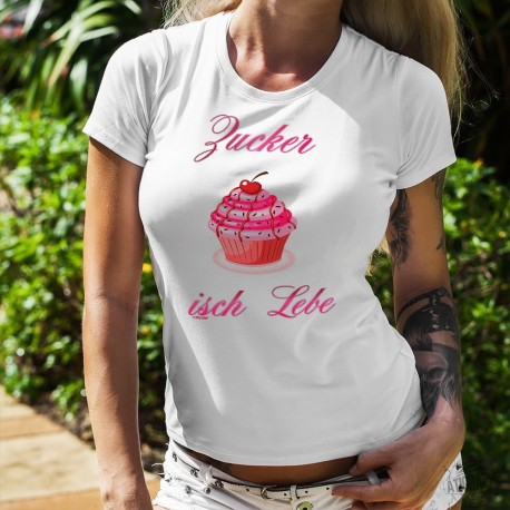 T-Shirt dame - Zucker isch Lebe