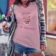 T-shirt mode coton Dame - J'aime les douceurs - coeurs cupcake