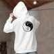 Hoodie - tribal wolf - Yin and Yang