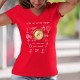 Donna cotone T-Shirt - Mon coeur pour boussole