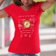 Women's cotton T-Shirt - Mon coeur pour boussole