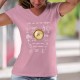 Donna cotone T-Shirt - Mon coeur pour boussole