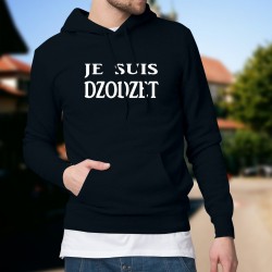 Pull fribourgeois, en coton et à capuche - Je suis DZODZET