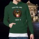 Switzerland First ✚ Die Schweiz zuerst ✚ Herren Baumwolle Kapuzenpullover Adler und Schweizer Wappen