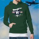 Uomo Maglione di cotone con cappuccio - F-4E Phantom II - US Air Force