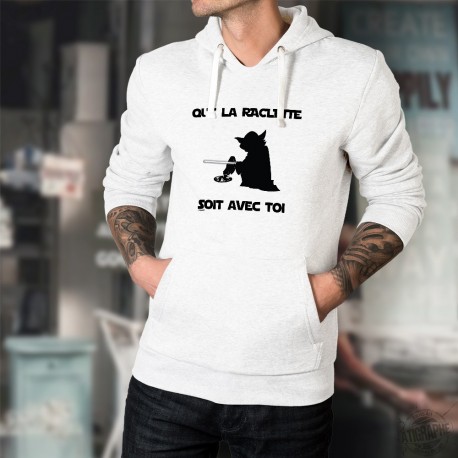 Hooded Funny Sweat - Que la Raclette soit avec Toi