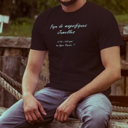 Uomo cotone T-Shirt - PAPA Super Pouvoir