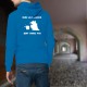 Pull à capuche coton mode homme - Que la Fondue soit avec Toi - Yoda, fourchette et caquelon à fondue au fromage