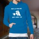 Pull à capuche coton mode homme - Que la Fondue soit avec Toi - Yoda, fourchette et caquelon à fondue au fromage