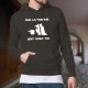 Cotton Hoodie T-Shirt - Que la Fondue soit avec Toi