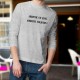 Men's funny fashion Sweatshirt - Absinthe un jour..., Ash Heater