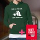 Maglione di cotone con cappuccio - Que la Fondue soit avec Toi