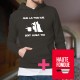 Maglione di cotone con cappuccio - Que la Fondue soit avec Toi
