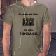 Vintage Cassette audio ⏪⏸⏵⏹⏩ Je ne suis pas vieux, je suis Vintage - T-shirt homme avec une cassette à bande magnétique